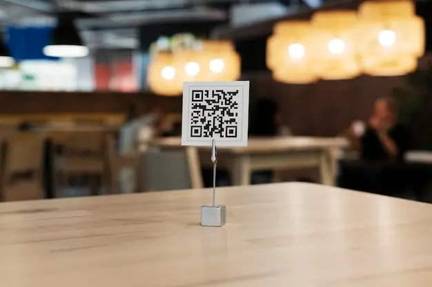 QR Menu Display